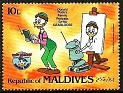Maldives 1984 Walt Disney Portraits Donald 10 L Multicolor Scott 1043